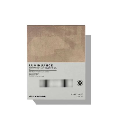 Elgon Luminuance 1 Siyah - Amonyaksız Yağ Bazlı Kalıcı Saç Boyası 3x60 ml